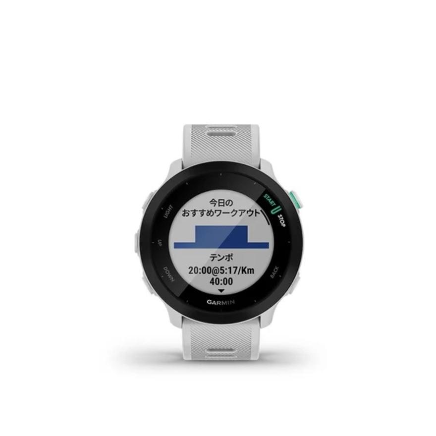 Garmin ガーミン スマートウォッチ 時計 フォーアスリート ForeAthlete 55 White 010-02562-41 GPS スイム機能搭載の画像