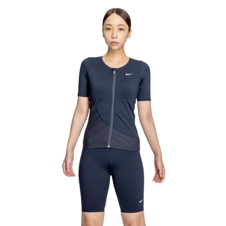NIKE（ナイキ） フィットネス水着 レディース ジップ付き 半袖