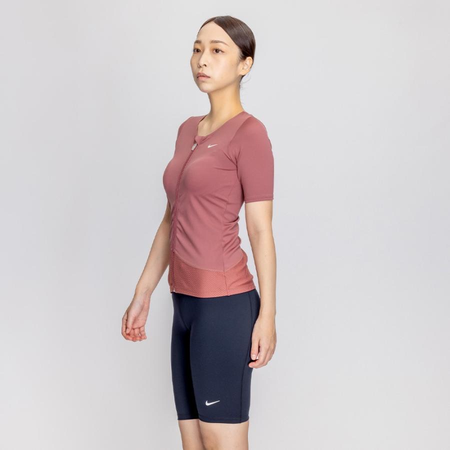 NIKE（ナイキ） フィットネス水着 レディース ジップ付き 半袖