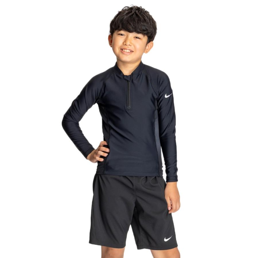 NIKE（ナイキ） ジュニア 長袖水着 ユニセックス UVカット ガールズ 