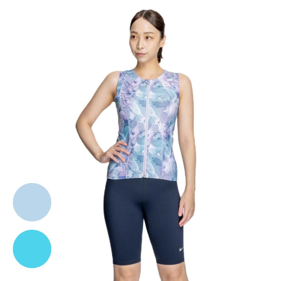 NIKE（ナイキ） フィットネス水着 レディース NIKE 2993130 総柄ジップ