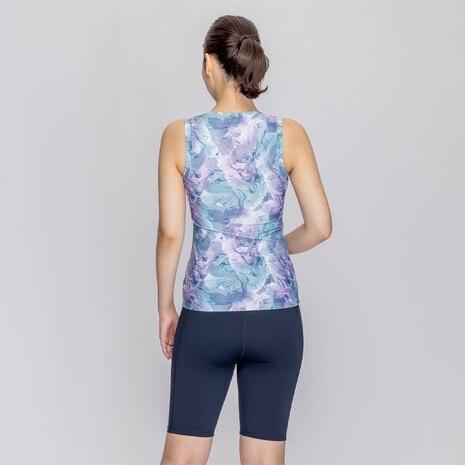 NIKE（ナイキ） フィットネス水着 レディース NIKE 2993130 総柄ジップ