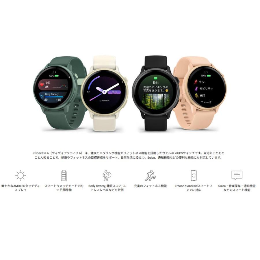 GARMIN ガーミン スマートウォッチ フィットネス GPSウォッチ 白