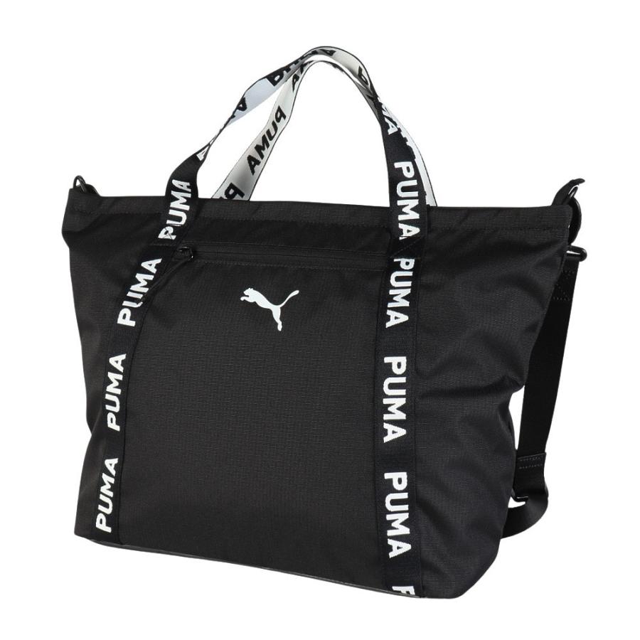 トートバッグ AT ESS ショッパー スポーツバッグ 黒 19L 09185601 サブ
