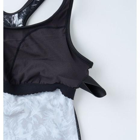 フィットネス水着 レディース セパレート 水着 上下セット 体型カバー ロキシー ROXY ロングスパッツ S-L おしゃれ パッド付 25FWRSW254500BLK_8