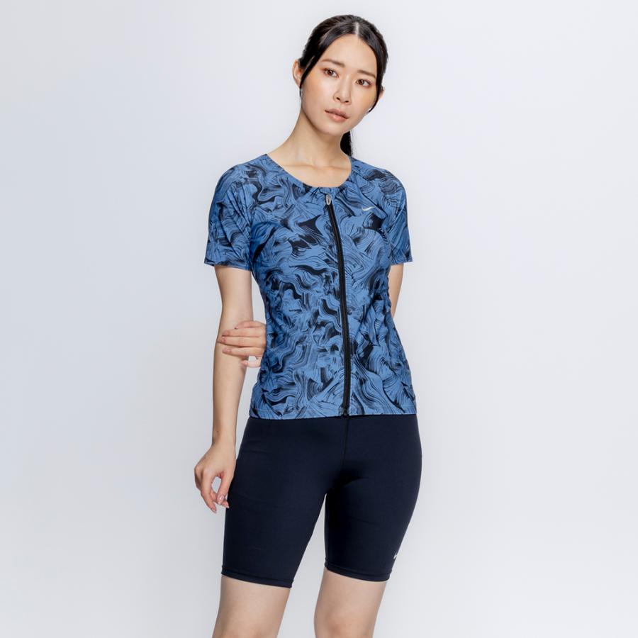 NIKE（ナイキ） フィットネス水着 レディース 半袖 セパレート ジップ