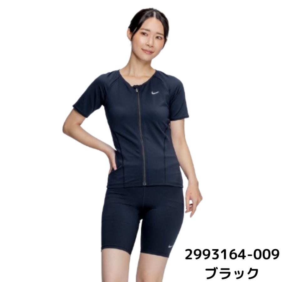 NIKE（ナイキ） フィットネス水着 レディース ベーシック 半袖 ジップ
