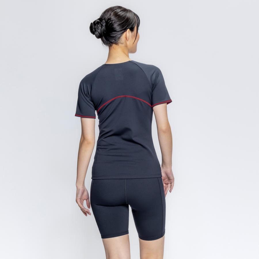 NIKE（ナイキ） フィットネス水着 レディース ベーシック 半袖 ジップ
