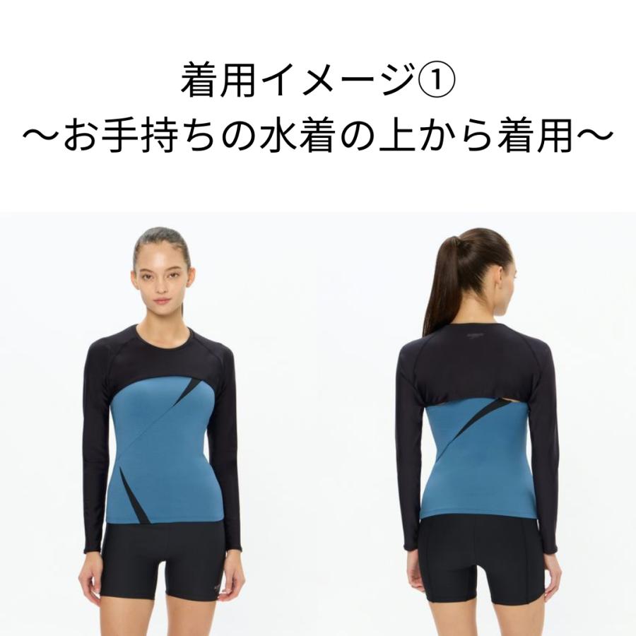 speedo（スピード） レディース フィットネス水着 トップス 長袖
