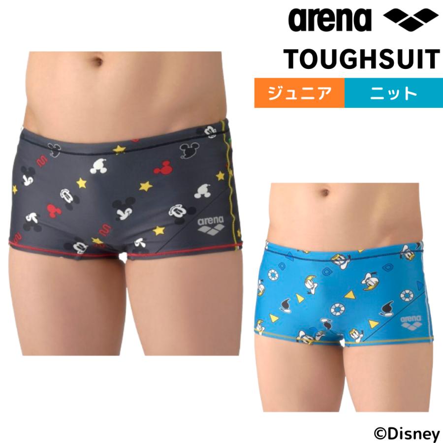 アリーナ（arena） 競泳練習用水着 ボーイズ ミッキー ドナルド 男子