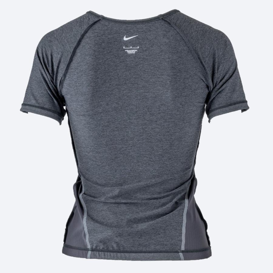 【新品未使用】　NIKE スポーツ用水着 半袖トップス グレー NIKE（ナイキ） フィットネス水着 レディース 水泳 半袖 ジップ
