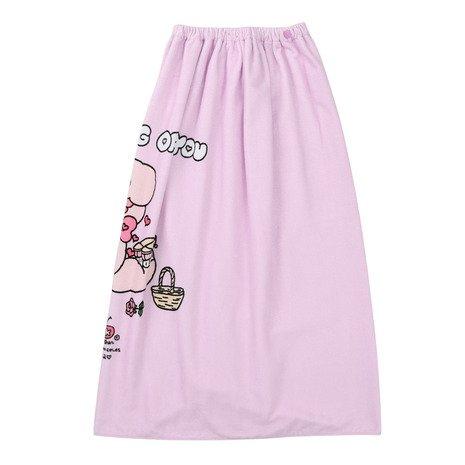スイムタオル 水泳 タオル ESTHER BUNNY ピンク 80cm丈 216844-26PNK