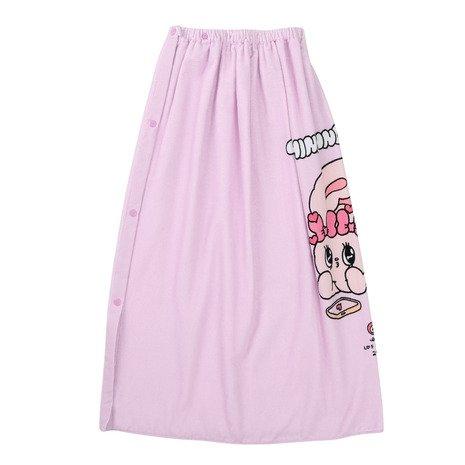 スイムタオル 水泳 タオル ESTHER BUNNY ピンク 80cm丈 216844-26PNK