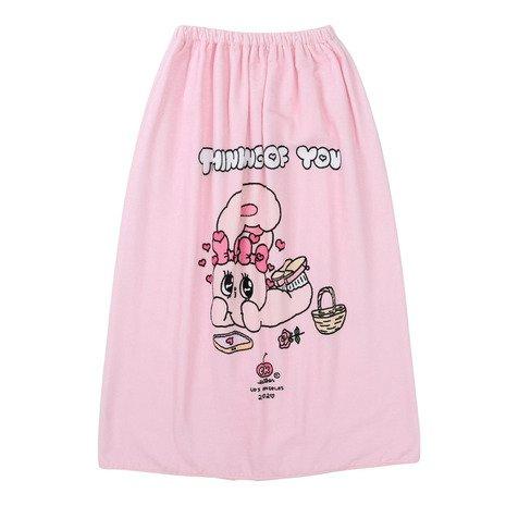 スイムタオル 水泳 タオル ESTHER BUNNY ピンク 80cm丈 216844-26PNK