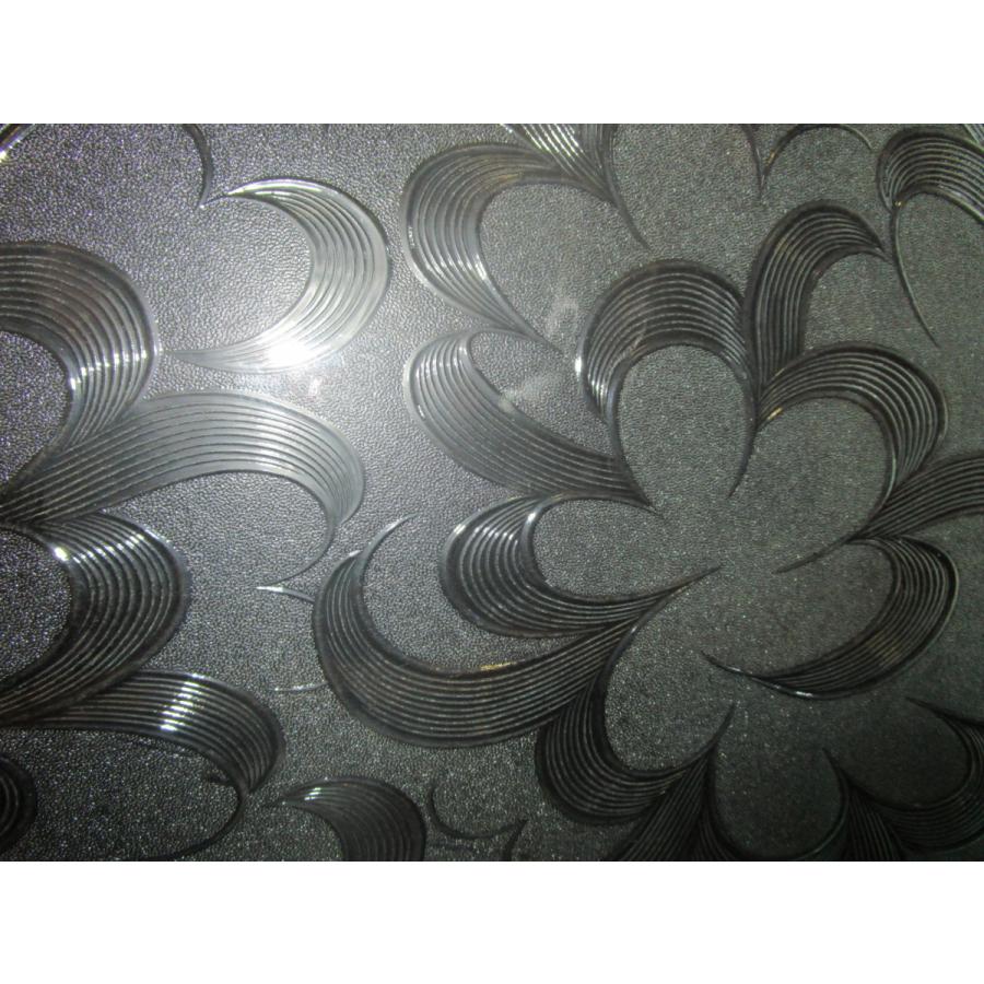 1062306 らんまん□板ガラス□レトロガラス□模様□約300mm×300mm×4mm