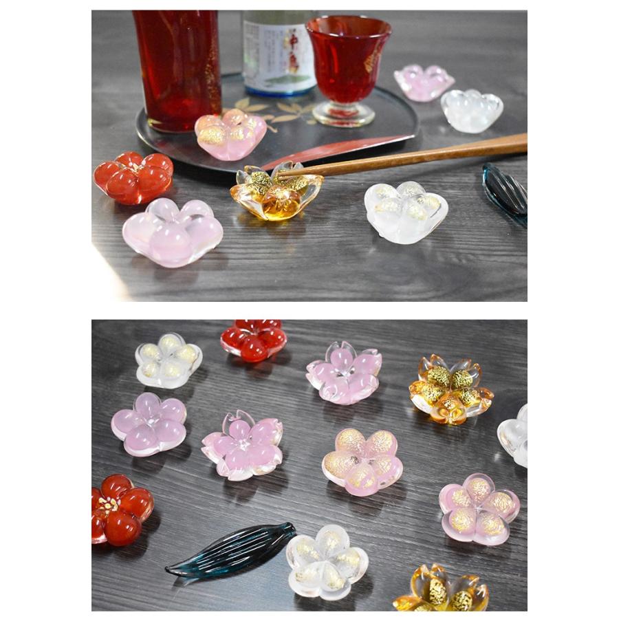 ガラス箸置き 白梅金 博多びーどろ粋工房 箸置き おしゃれ ガラス 175 ガラス工房粋工房 通販 Yahoo ショッピング