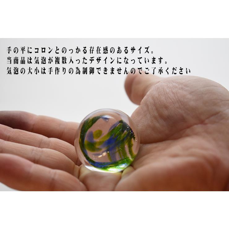 びーどろ玉 緑色 GB-007 びー玉 : ガラス工房粋工房 - 通販 - Yahoo
