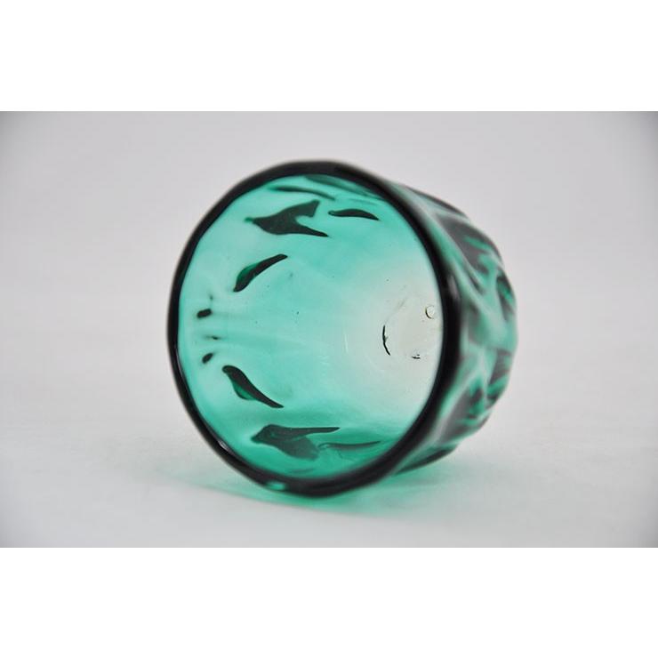 宗像びーどろ 大島翡翠（ひすい） ぐいのみ NM-10GR ガラス細工 粋工房