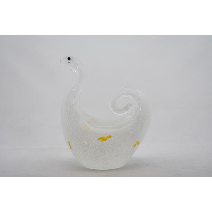 干支 巳（み）白 SE-061 2025年 : ガラス工房粋工房 - 通販 - Yahoo