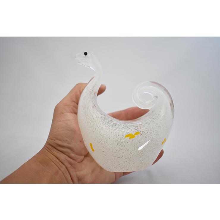 干支 巳（み）白 SE-061 2025年 : ガラス工房粋工房 - 通販 - Yahoo