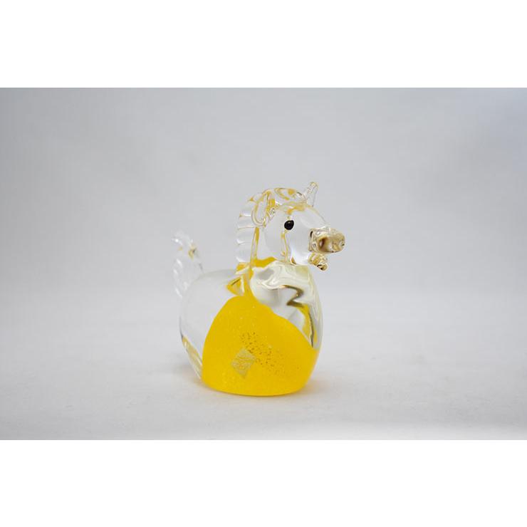 干支 午 置物 馬 オブジェ 2026年 干支飾り SE-076YE : ガラス工房粋