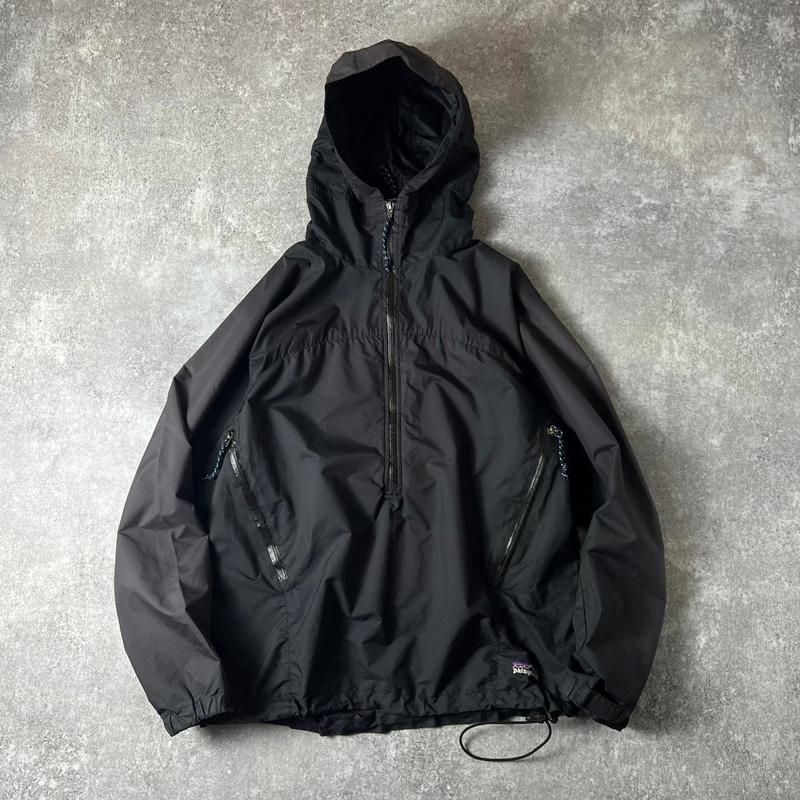 01年製 Patagonia エッセンシャル プルオーバー ジャケット M 黒 / 00s 00年代 オールド パタゴニア ブラック ハーフ
