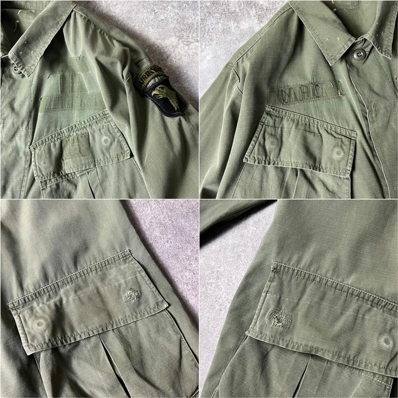 雰囲気系 60s 68年製 US ARMY 米軍実物 4th ジャングル 雰囲気系 60s 68年製 US ARMY 米軍実物 4th ジャングル