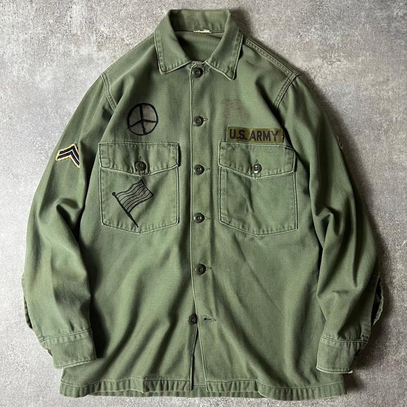 60s 米軍 OG-107 コットン ユーティリティシャツ 16 1/2 36 楽天市場】60s US ARMY 米軍実物 OG-107 コットン サテン