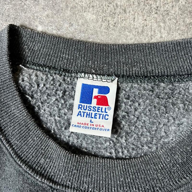 Russell Athletic 90s USA製 RUSSELL 無地 前V スウェット トレーナー 