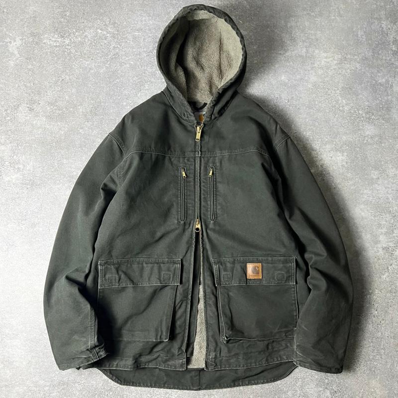 Carhartt オリーブグリーン フード付きジャケット