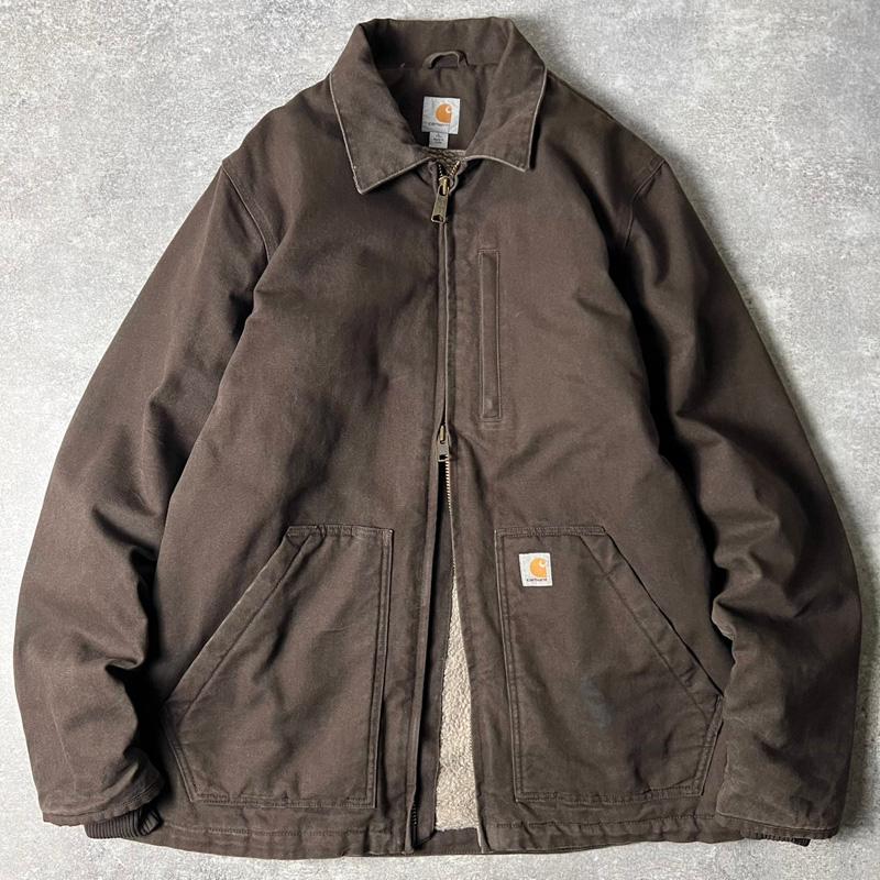 Carhartt ボア ライナー ダック リッジ コート L / カーハート ダーク ブラウン ジャケット ジャンパー パイル : f061128-09 : 古着屋 JYRE - 通販 - Yahoo!ショッピング Carhartt ボア ライナー ダック リッジ コート L / カーハート ダーク ブラウン ジャケット ジャンパー パイル : f061128-09 : 古着屋 JYRE - 通販 - Yahoo!ショッピング