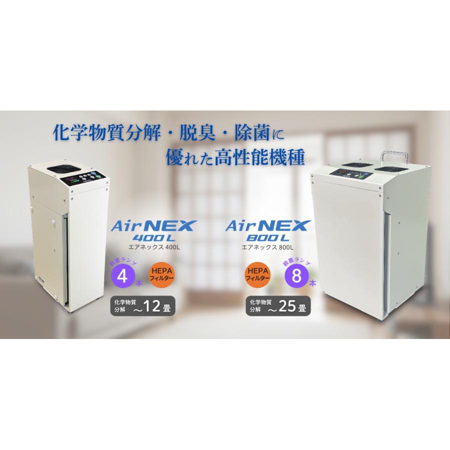 新発売！！【除菌・脱臭・分解】IQfresherZEROが進化！　空気浄化装置エアネックス「AirNEX 800L」【EB-800LAC】HEPAフィルター_1