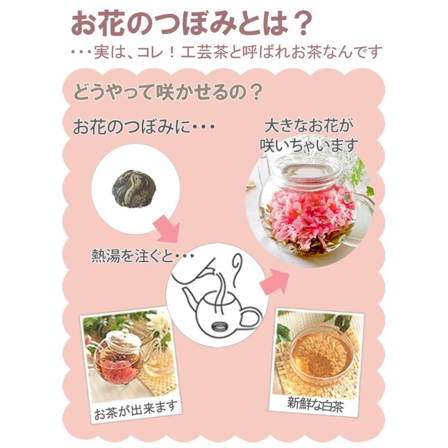 お花のつぼみとティーポット 花咲く工芸茶 : 水彩ねっとYahoo