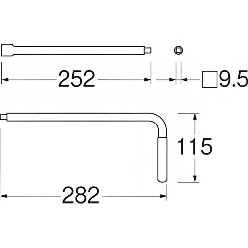 SANEI（水栓金具） 立水栓締付工具セット R3510S : 水彩ねっと