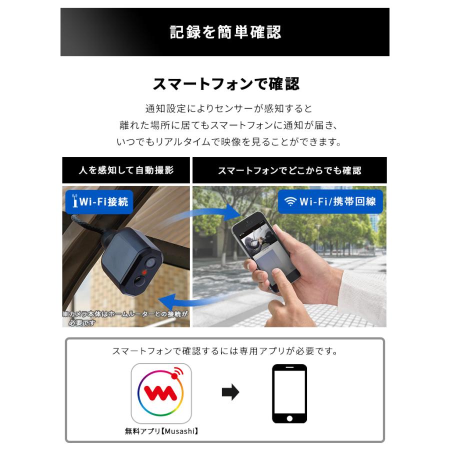 充電式センサーカメラセット (見守り 防犯カメラ) : 水彩ねっとYahoo