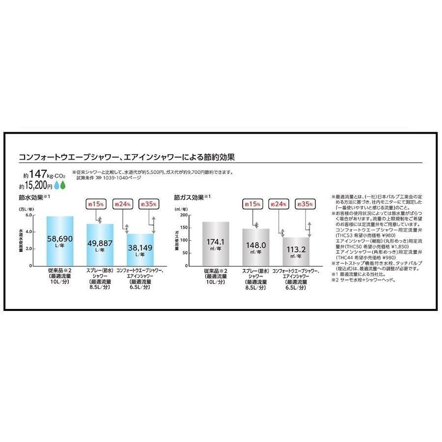 TOTO 壁付サーモスタット混合水栓 TBV03445J1 (コンフォートウェーブ)｜suisainet-y｜04