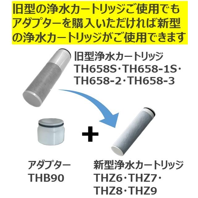 TOTO 浄水器アダプター THB90（φ27浄水カートリッジ用）新型浄水器