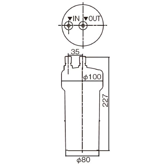 INAX (イナックス) / LIXIL (リクシル) 浄水器対応カートリッジ JF-45N JF-43N (2年交換)　｜suisainet-y｜03