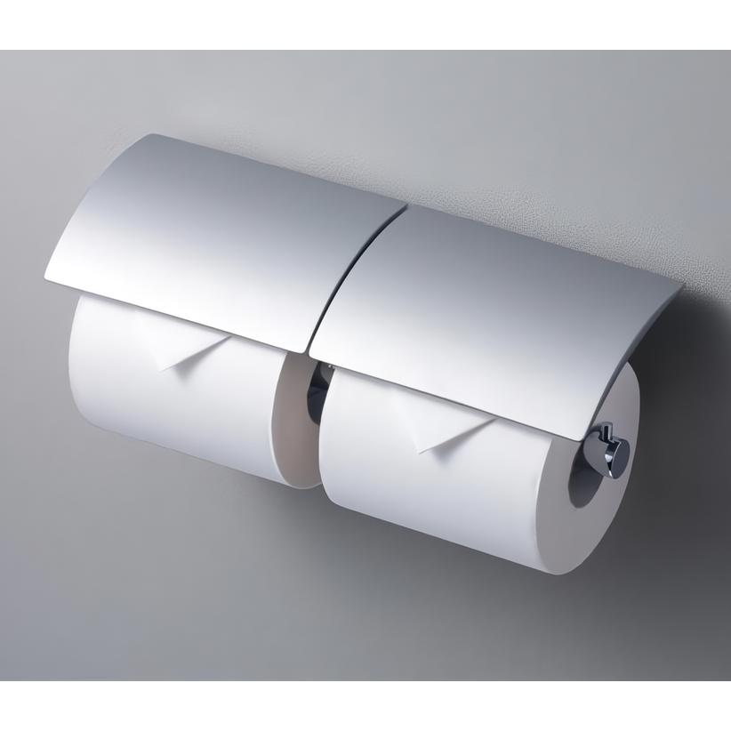 TOTO 二連紙巻器 マットタイプ YH63R♯MS （芯棒固定タイプ） : 水彩