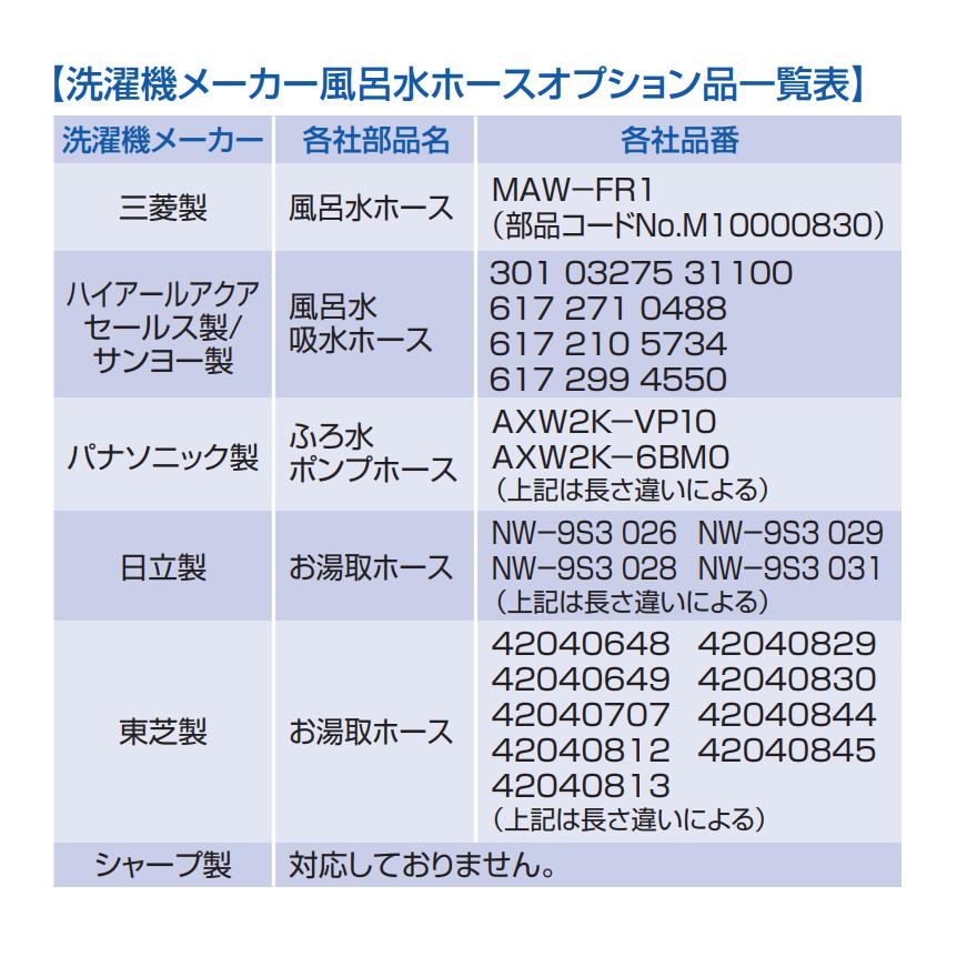 TOTO TOTO AFKD058N1 (日立製特殊お湯取り吸い込みホース) : 水彩