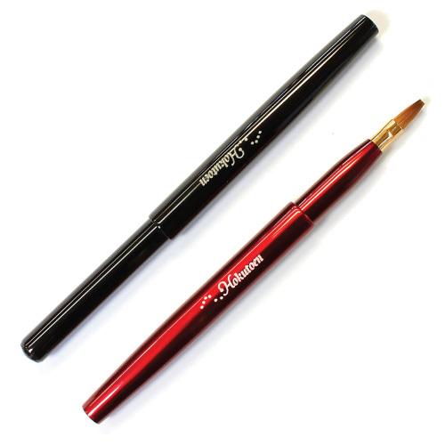 熊野筆 携帯用リップブラシ 平型  紅筆 メイクブラシ