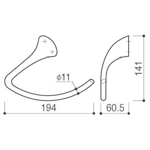 KAWAJUNタオルリング SA-860-XC : 水彩ねっと - 通販 - Yahoo!ショッピング