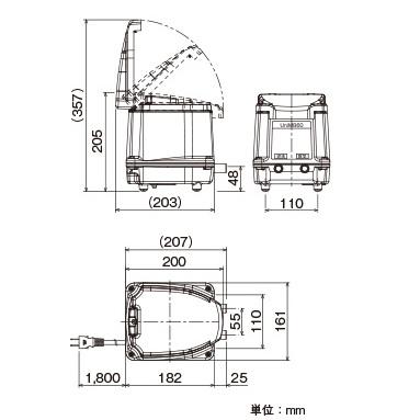 UniMB80浄化槽用エアポンプ エアーポンプ UniMB80 浄化槽ブロワ : 水彩ねっと - 通販 - Yahoo