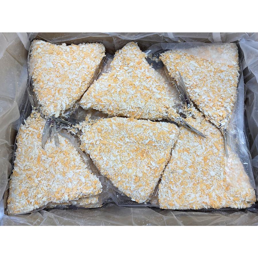 真アジフライ 120g×30枚 あじ アジ 鯵 フライ アジフライ 鯵フライ 定食 業務用 お弁当|suisanfoods|02
