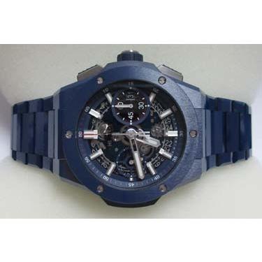 HUBLOT ウブロ ビッグバン インテグラル クロノグラフ ブルーセラミック ブレスレットモデル　451.EX.5123.EX｜suisho