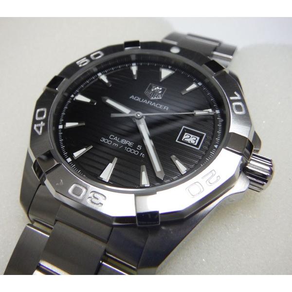 TAG HEUER タグホイヤー アクアレーサー  ブラック　WAY2110.BA0928｜suisho｜02