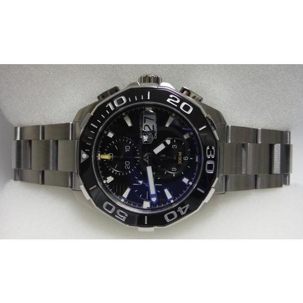 TAG HEUER タグホイヤー アクアレーサー クロノグラフ ブラック 43mm 