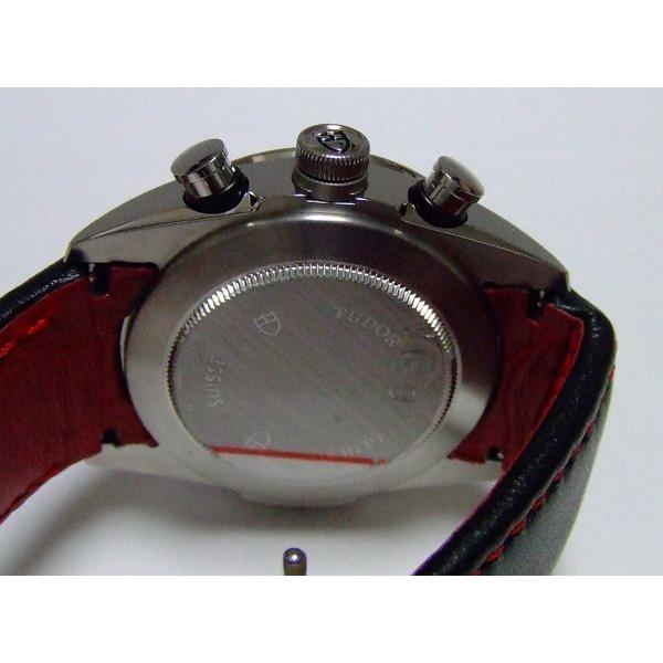 匿名！送料無料！ TUDOR チュードル Fastrider Ducati ファストライダー ドゥカティー レッドダイアル 42mm ブラックカーフ　42000D 【M3487727327】(126378円)