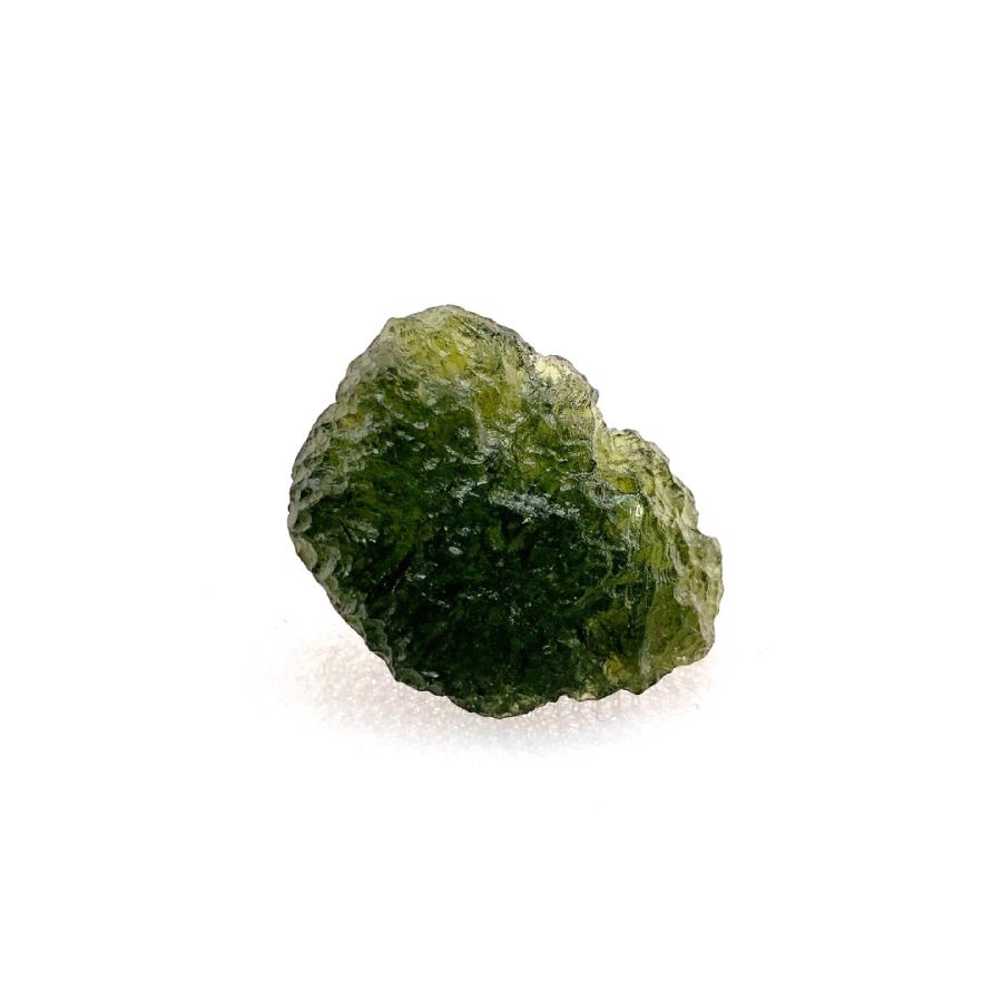 一点もの】モルダバイト(34.145カラット) 原石 鑑別書付き moldavite