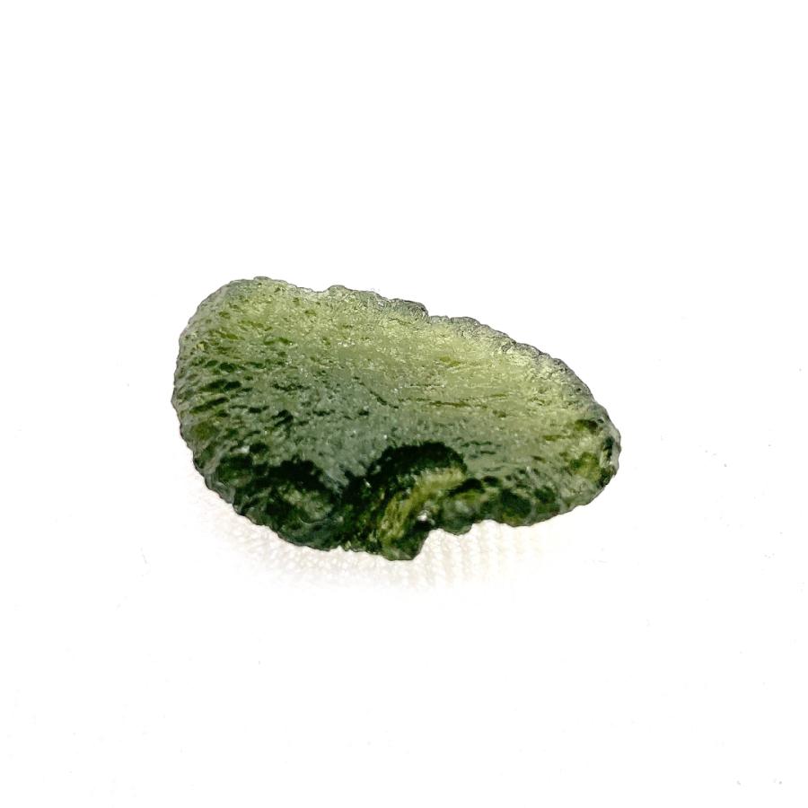 一点もの】モルダバイト(27.552カラット) 原石 鑑別書付き moldavite